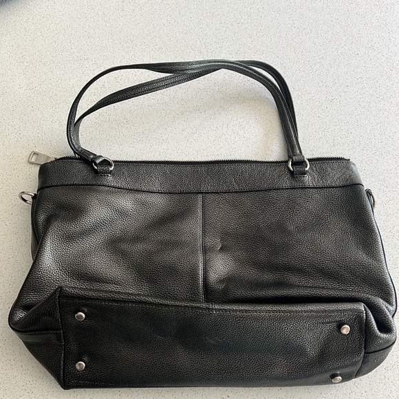 Dark gray Coach purse, excellent condition - Picture 2 of 3